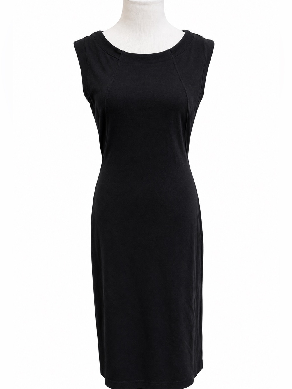 Ann Taylor Black Sleeveless Sheath Dress 6